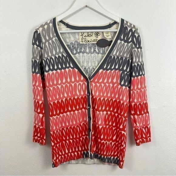 2/$25 Anthropologie Field Flower Women’s Cotton Cashmere Cardigan Size XS - Picture 1 of 6